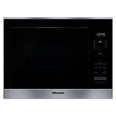 Miele M6022SC Built-In Microwave, Clean Steel